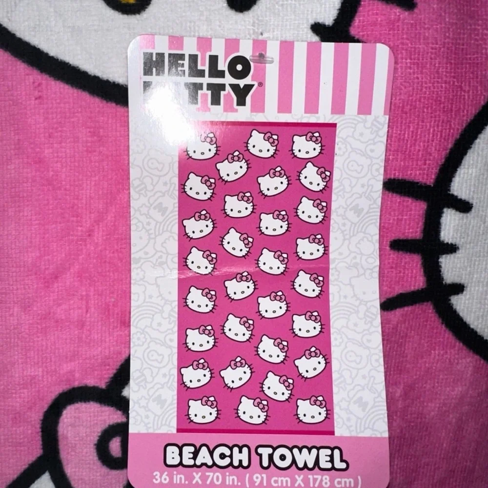 Hello Kitty Pink Beach Towel